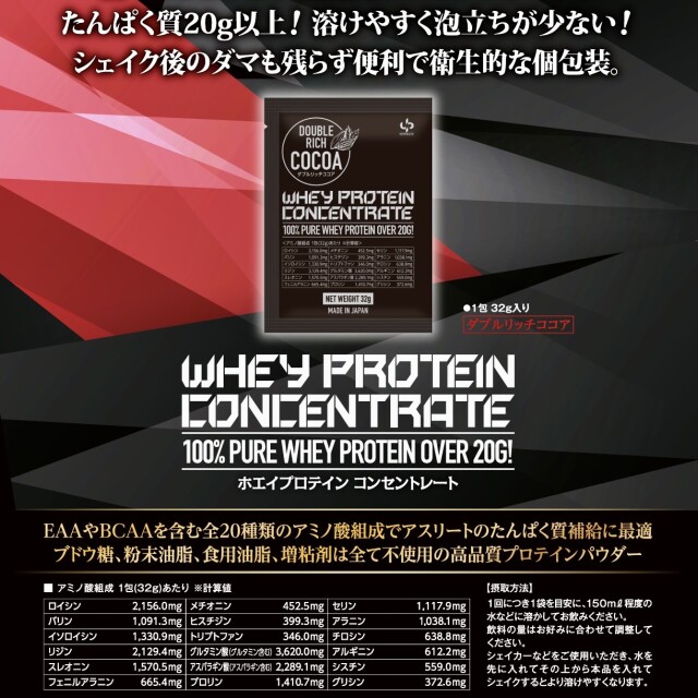 UP ATHLETE ユーピーアスリート ホエイプロテイン WPC ダブルリッチ