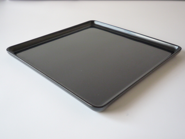 ☆新入荷☆輪島漆塗り 便利に使える正方形のお盆 黒