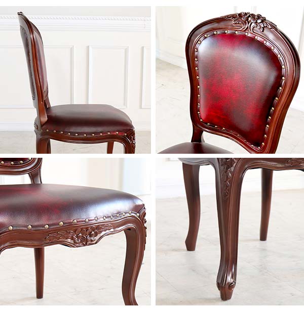革張りダイニングチェア ワイン Famille ファミーユ｜おしゃれ