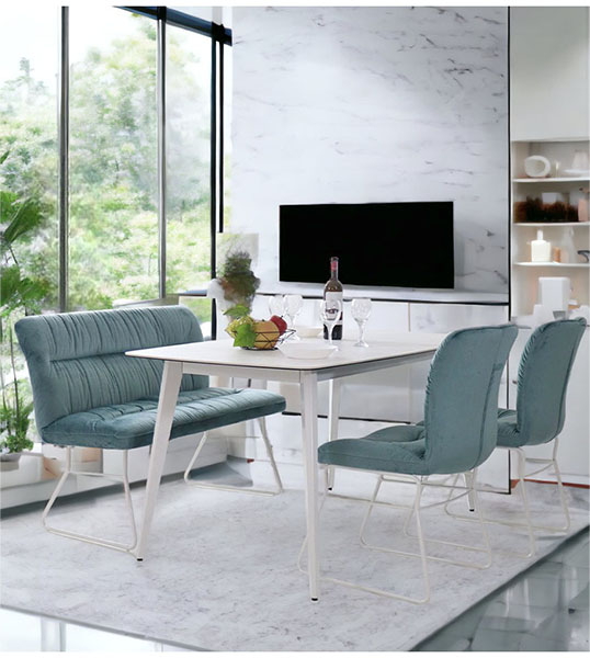 ダイニングベンチ 2Pソファ ソファー おしゃれ コンパクト 2人掛け