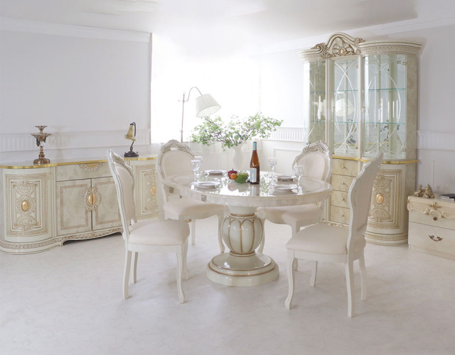 高級イタリア家具 レオナルド(REONARD) ダイニングチェア エコレザー