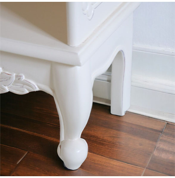 スリッパラック｜ヨーロピアンクラシックホワイト｜おしゃれインテリア