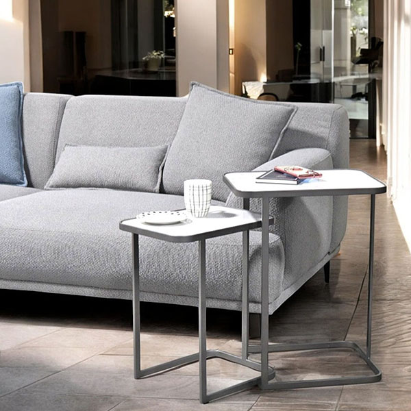 HOBANG セラミック天板 大理石柄 ネストテーブル2個セット｜Y-KAGU