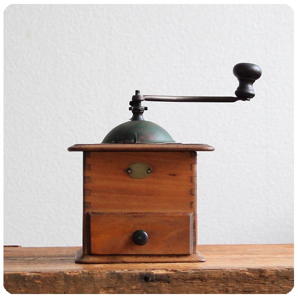 フランス アンティーク コーヒーミル/豆挽き/インテリア/店舗什器