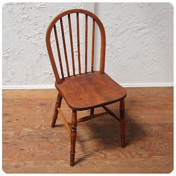 イギリス アンティーク フープバックチェア 木製椅子 ダイニングチェア