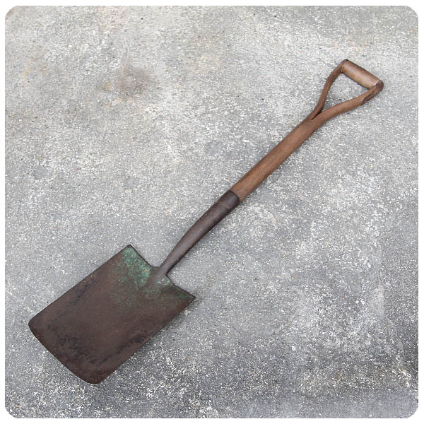 イギリス アンティーク ガーデンスコップ シャベル ブロカント 農具