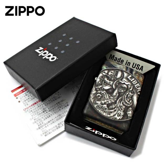 Zippo ジッポー 海賊 コイン Pirate Coin 全面塗装 49434 メール便可