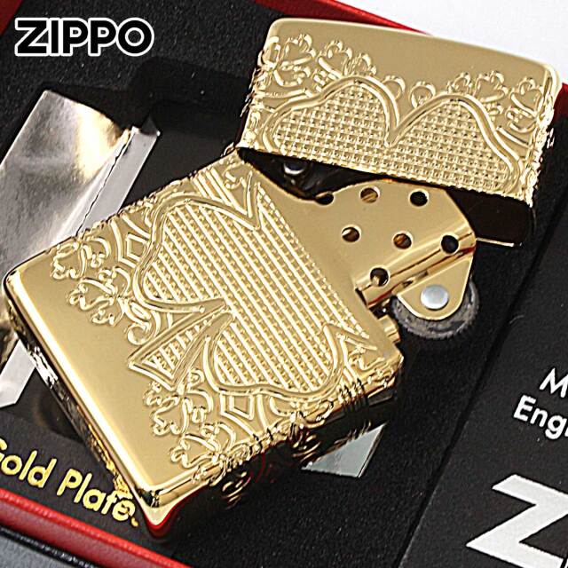 Zippo ジッポー アーマー 四葉のクローバー 360度4面デザイン ARMOR