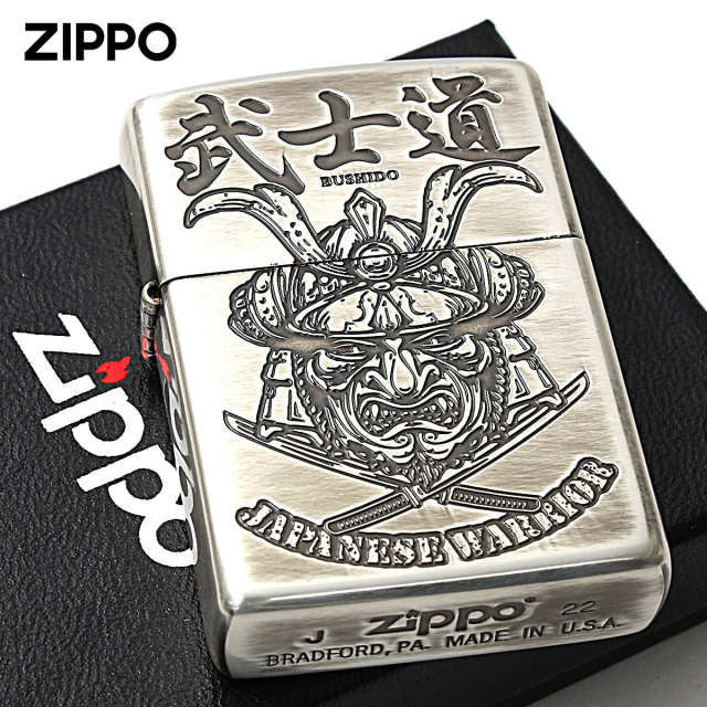 Zippo ジッポー 和柄 侍 JAPANESE STYLE 2020 銀メッキ 80057｜Zippo