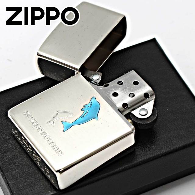 Zippo ジッポー イルカ ラバーズドルフィン ブルー LOVERS DOLPHIN