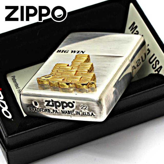 Zippo ジッポー ビッグウィン 大勝利 コインの山 メタル BIG WIN Metal