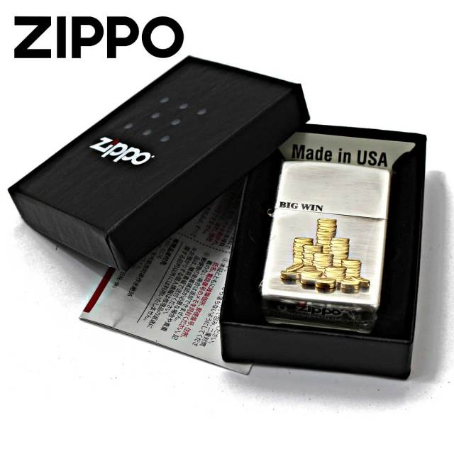Zippo ジッポー ビッグウィン 大勝利 コインの山 メタル BIG WIN Metal