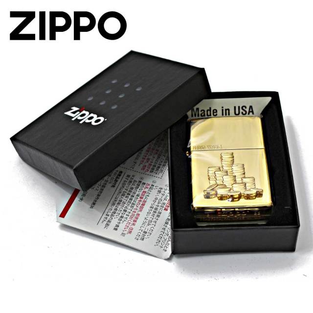 Zippo ジッポー ビッグウィン 大勝利 コインの山 メタル BIG WIN Metal