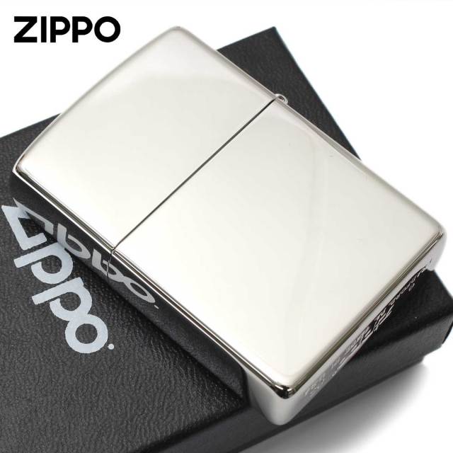 Zippo ジッポー レギュラー プラチナコーティング ポリッシュ 鏡面