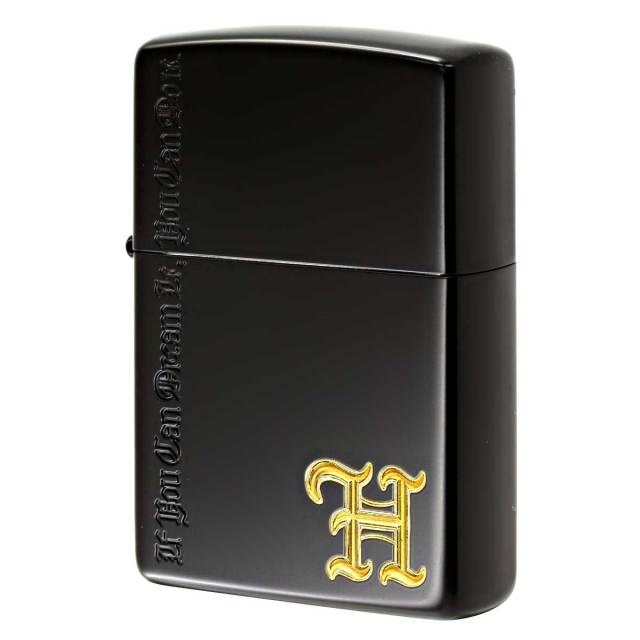 Zippo ジッポー イニシャル A ネームオブラブ ブラック Name of Love