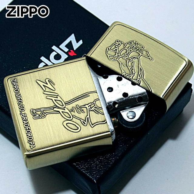 Zippo ジッポー ウインディ ガール レトロ ブラス Windy RETRO MOTIF
