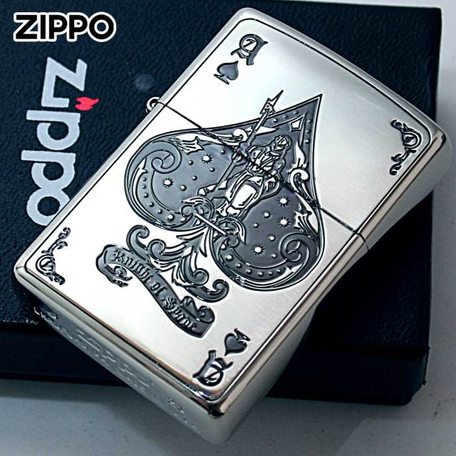 Zippo ジッポー デビル トランプ スペード シルバー Devil Trump