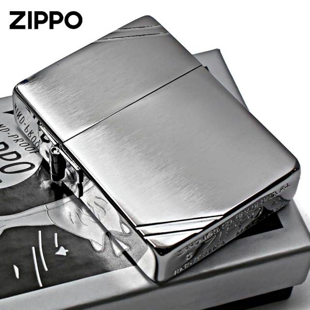 Zippo ジッポー 1935レプリカ 無地 シルバー つや消しブラッシュド