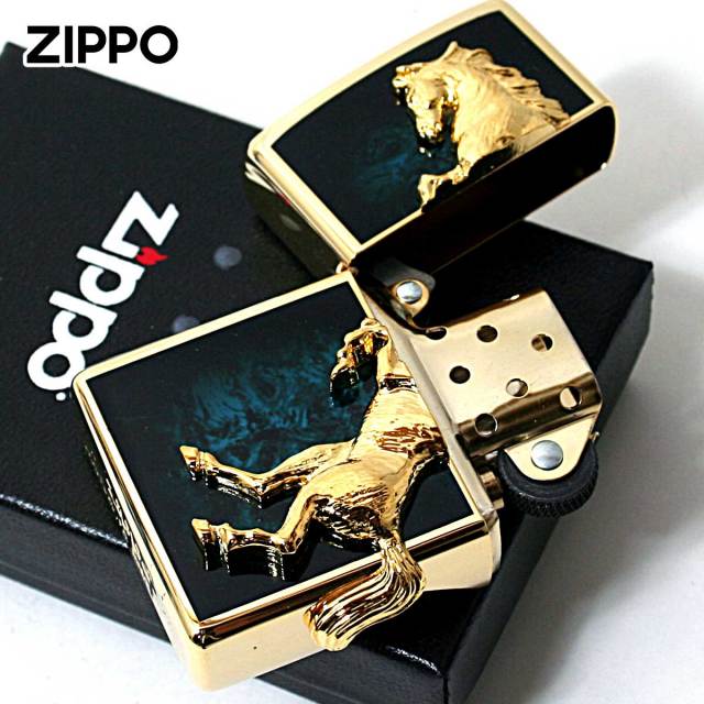 Zippo ジッポー 馬 ホース 2面連続メタル ウイニング ウィニー