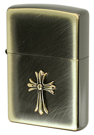 Zippo ジッポー ユーズドメタル BSB クロス｜Zippo専門店フラミンゴ：本店