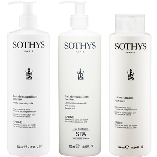 ソティス 選べる2個：クレンジングミルク/ローション＜サロンサイズ