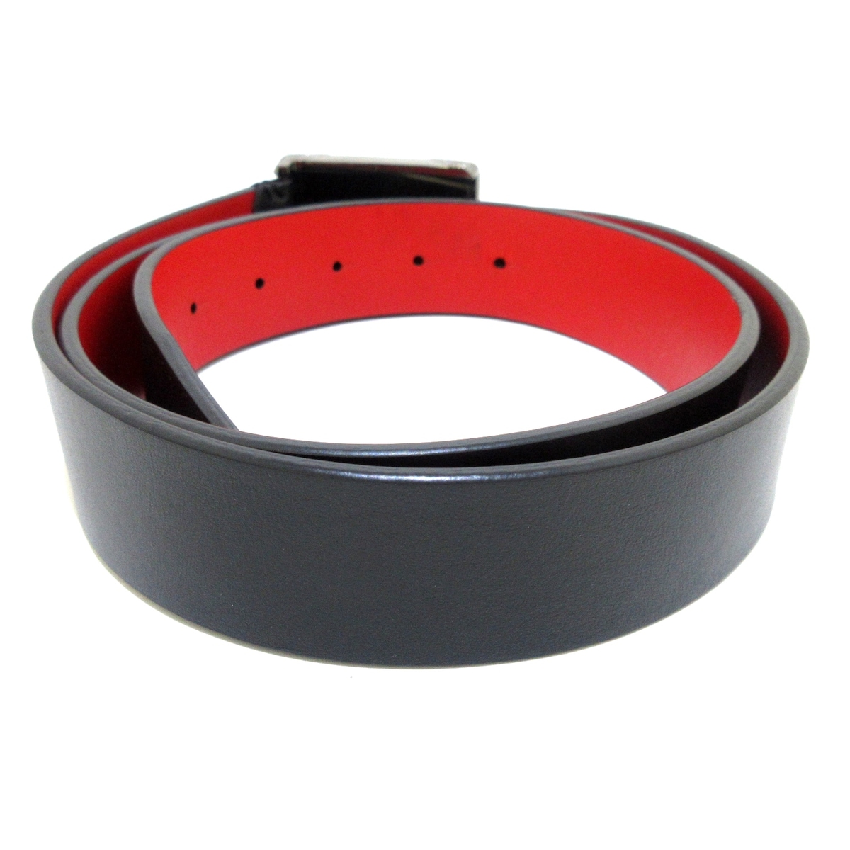クリスチャンルブタン/ベルト/黒×レッド/サイズ：90/36の買取実績