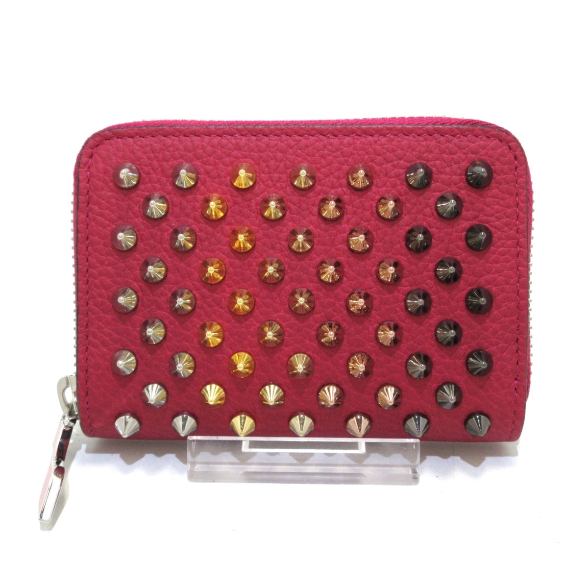 クリスチャンルブタン/コインケース/パネトーネ,スパイク/ピンクの買取