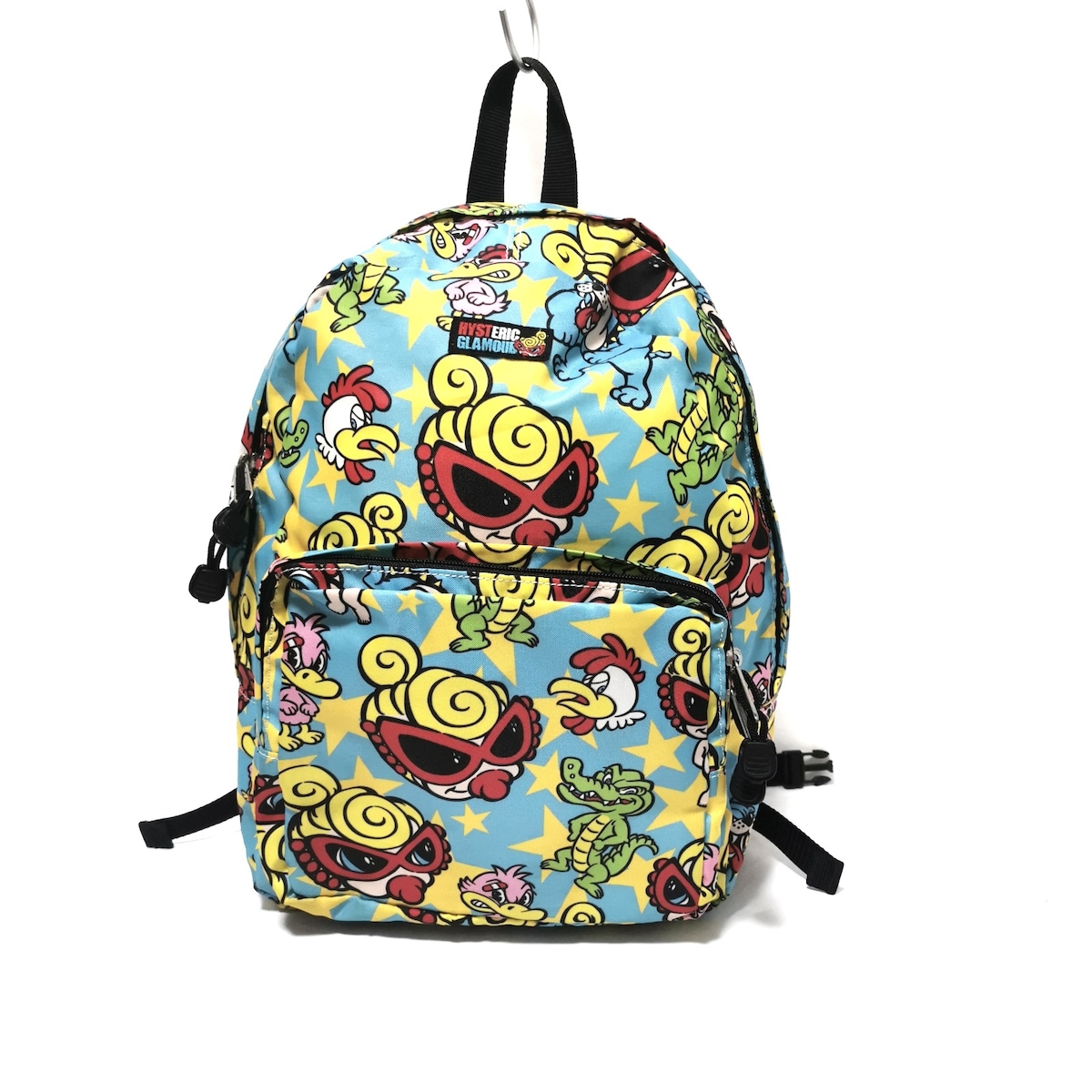 ヒステリックミニ/リュックサック/ライトブルー×イエロー×マルチ