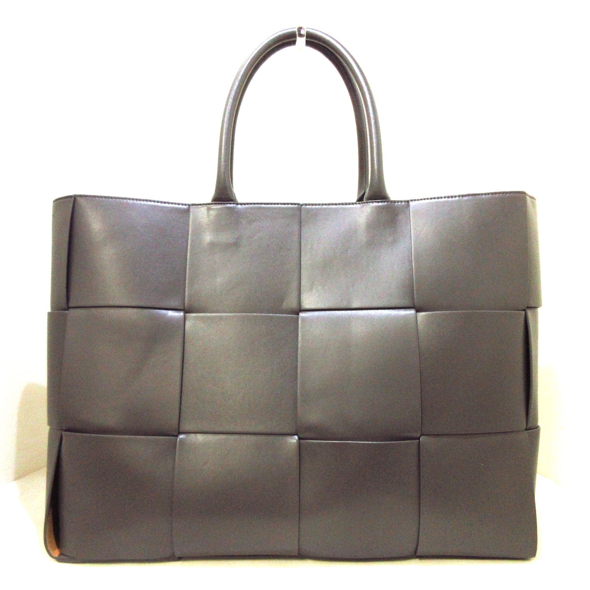 ボッテガヴェネタ/トートバッグ/マキシイントレチャート/ダークグレー