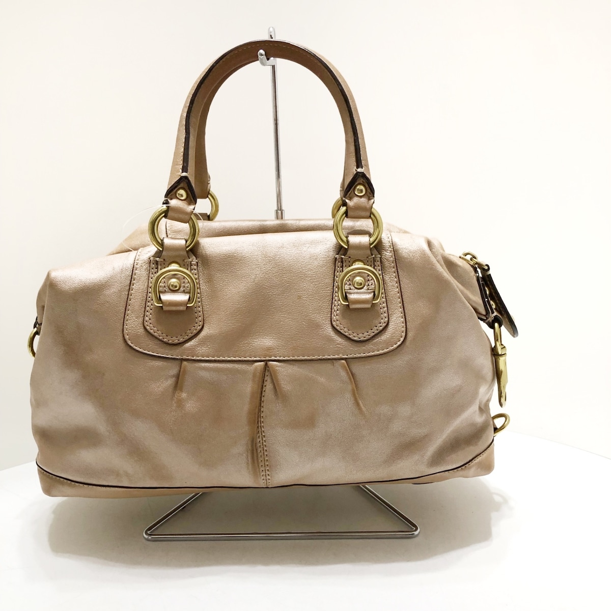 コーチ/ハンドバッグ/アシュレイレザーサッチェル/ブラウン/レザー