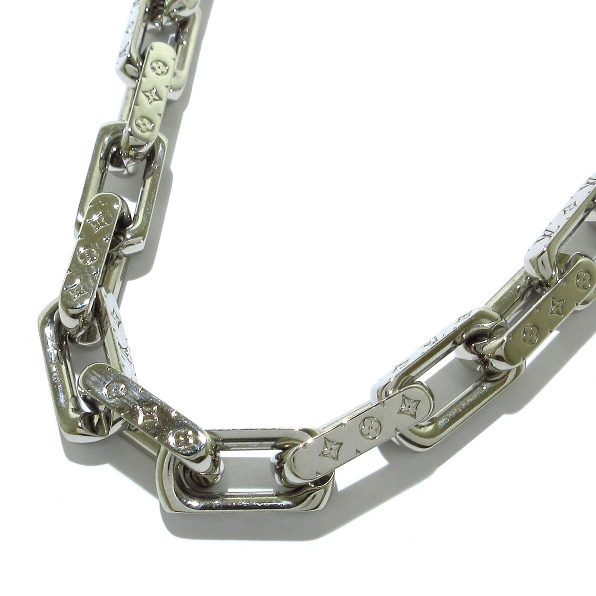 ルイヴィトン/ネックレス/コリエチェーンモノグラム/シルバー/型番