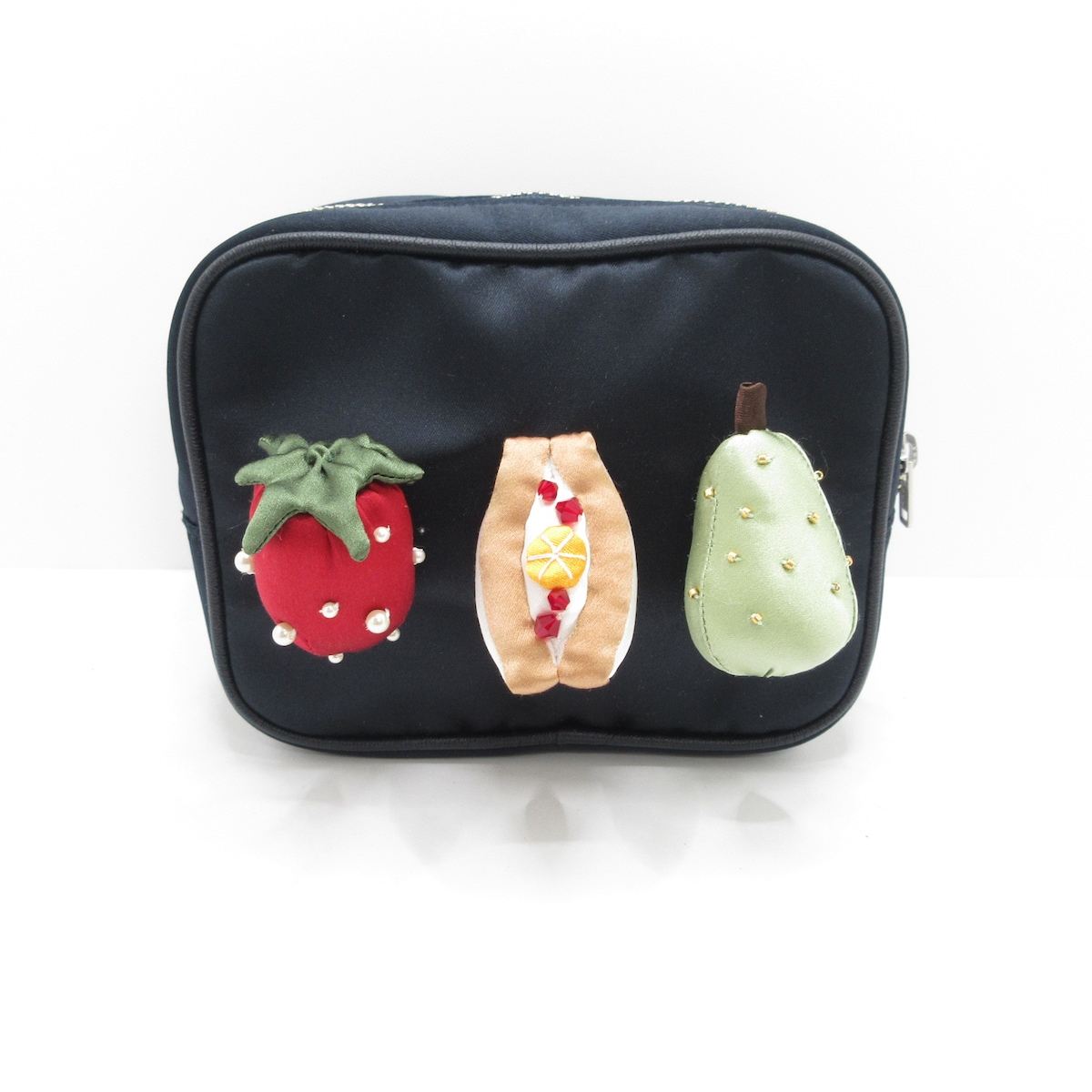 ラドロー/ポーチ/黒×レッド×マルチ/サテン×レザーの買取実績【ブラン