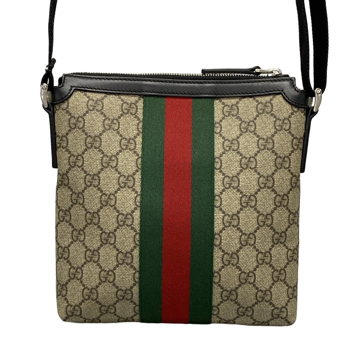 グッチ/ショルダーバッグ/ウェブ GGスプリーム フラット