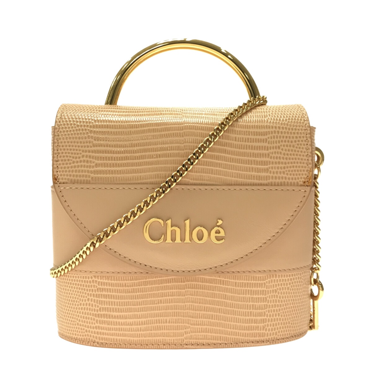 クロエ/ハンドバッグ/アビーロック/ピンクベージュ/レザーの買取実績