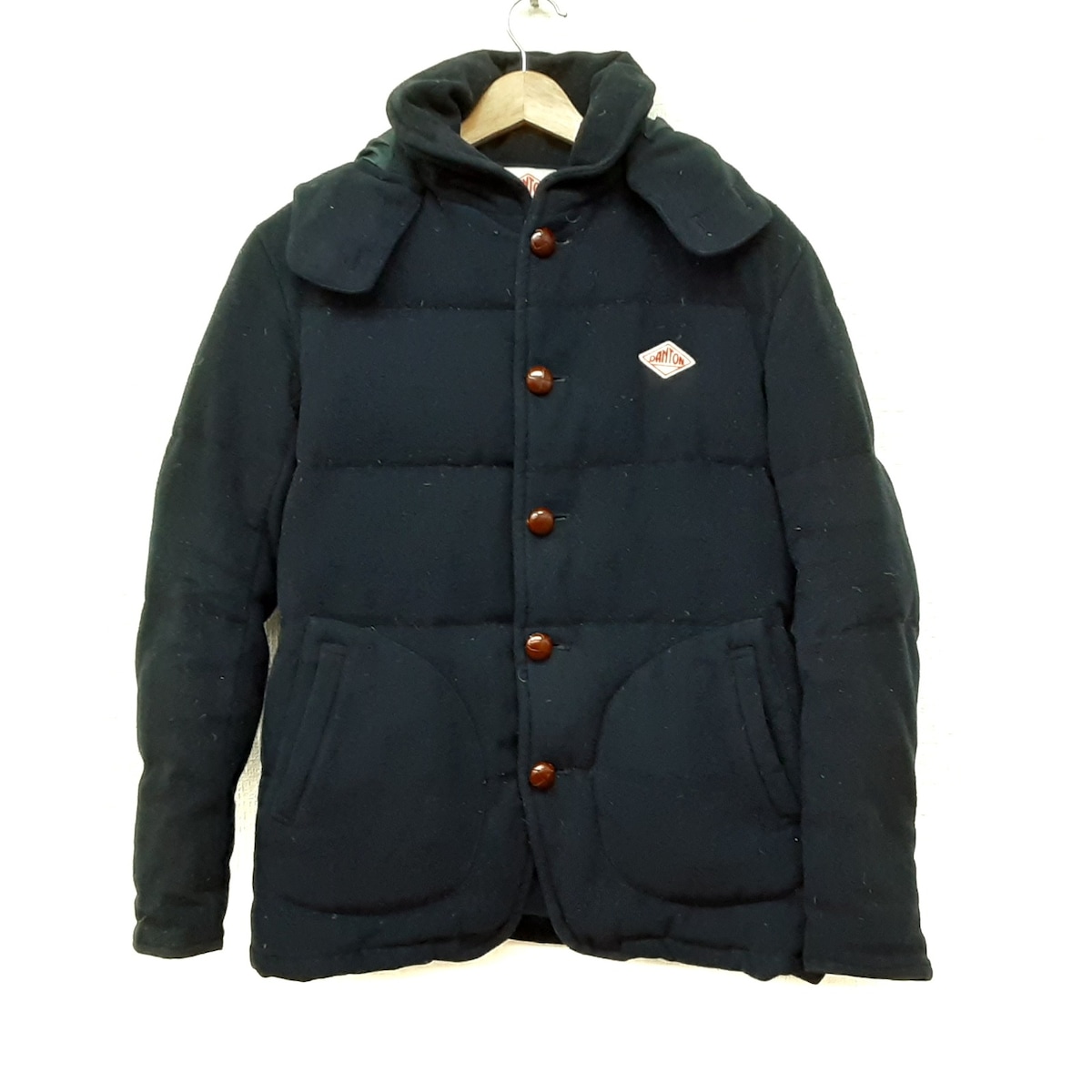 ダントン ダウンジャケット サイズ38 M メンズ - ダークネイビー