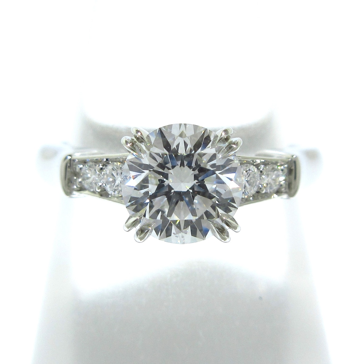 ハリーウィンストン/リング/ラウンドカット トリスト リング/Pt950