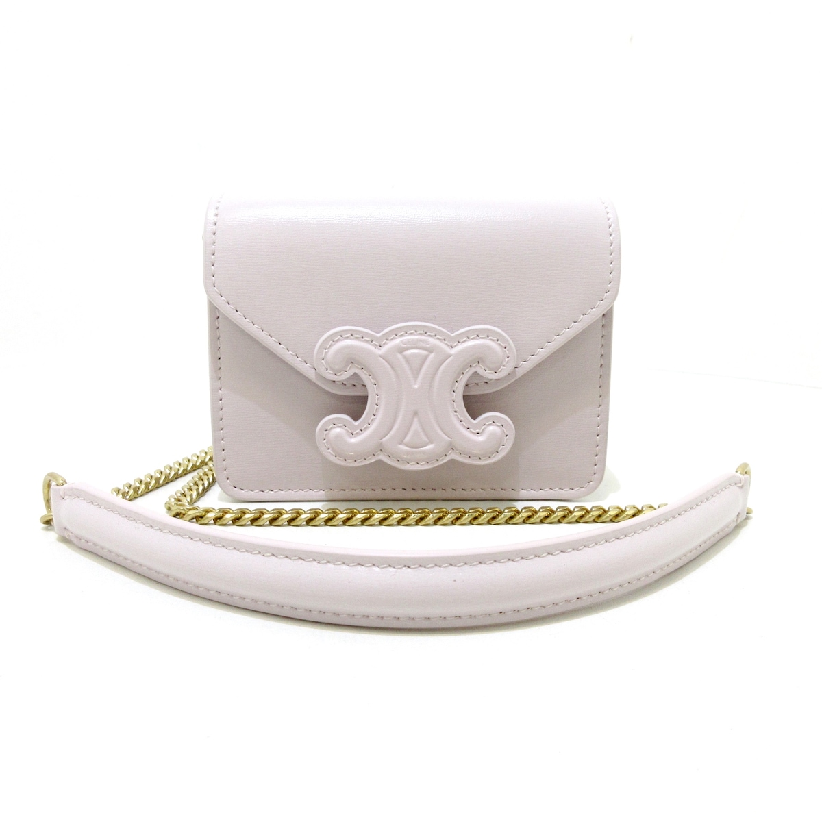 セリーヌ/カードケース/トリオンフ カードホルダー オン チェーン