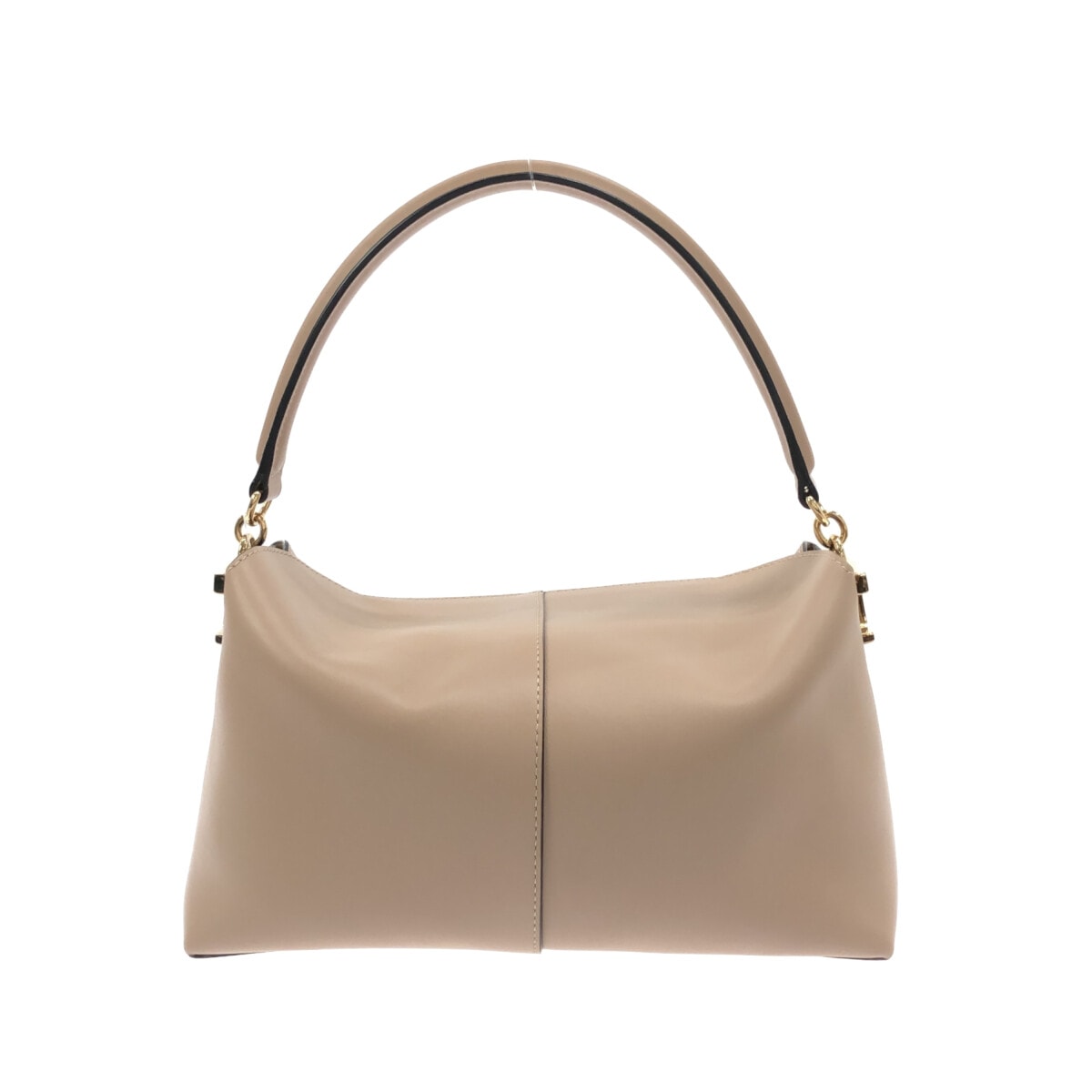 トッズ/ハンドバッグ/Tケース レザー ショルダー バッグ ミニ/ベージュ