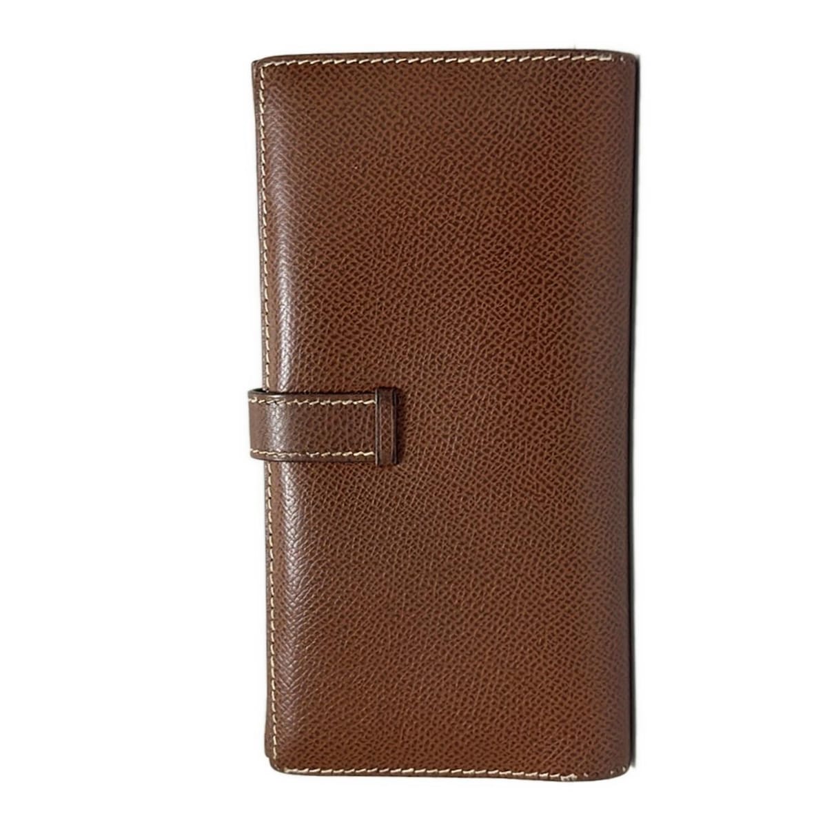 エルメス/長財布/ベアンスフレ/ダークブラウンの買取実績【ブランディア】