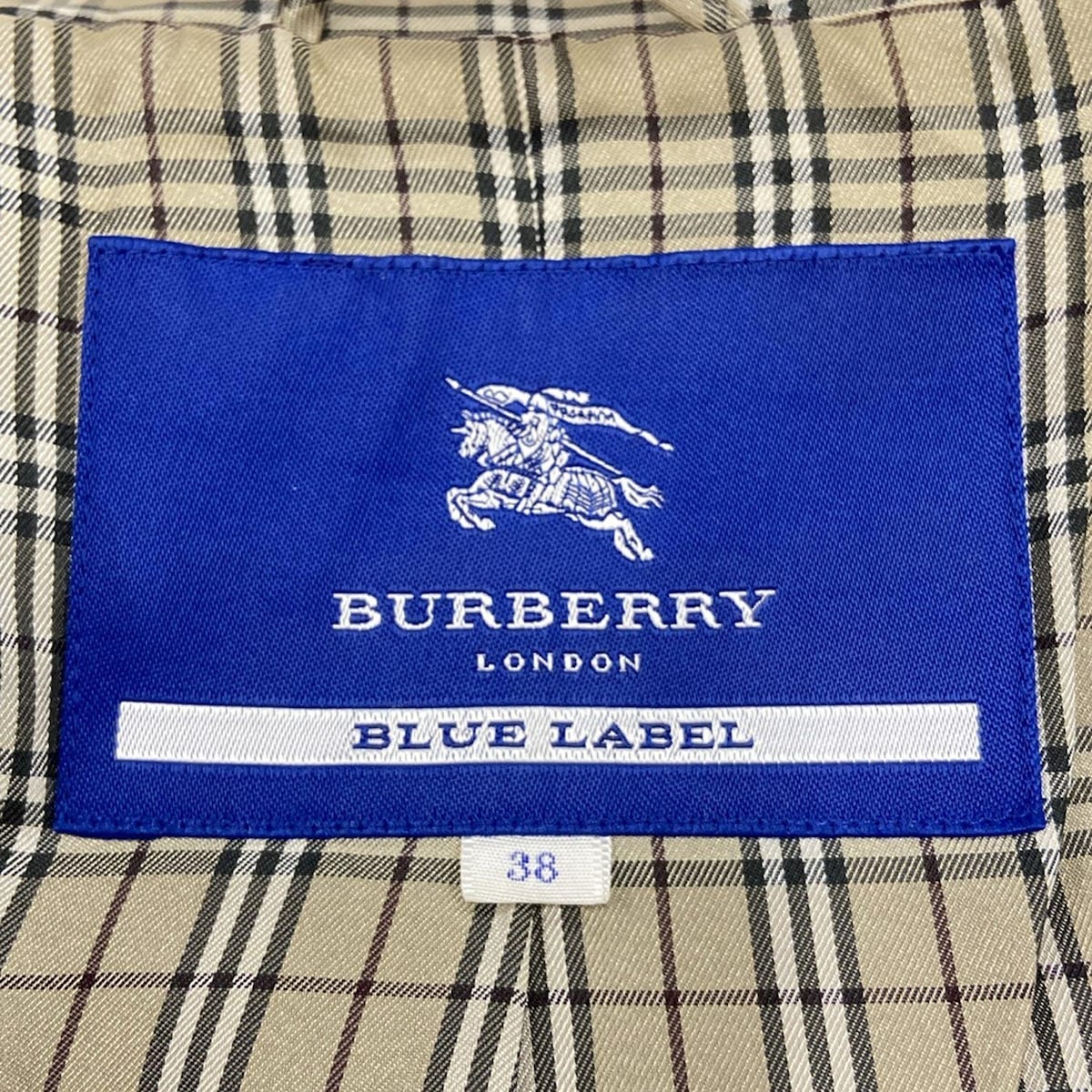 バーバリーブルーレーベル ダッフルコート サイズ38 M レディース