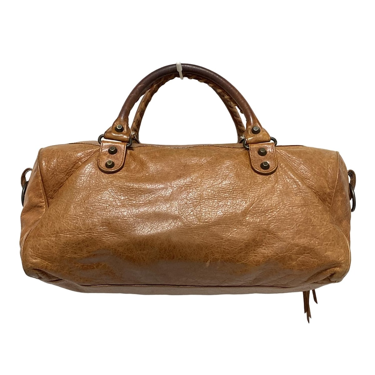 バレンシアガ/ハンドバッグ/ザ・ツィギー/ブラウン/レザー/型番