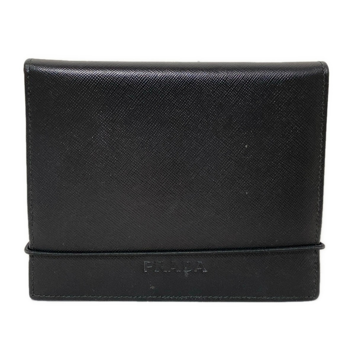 PRADA ブラック レザー 長財布(新品未使用、難あり) S115840428 - 小物