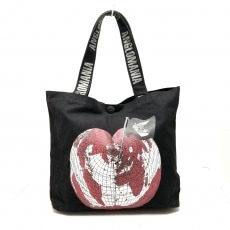 ヴィヴィアンウエストウッドアングロマニア/トートバッグ/黒×イエロー