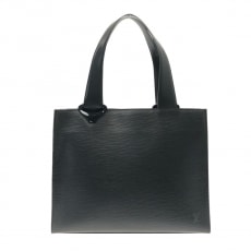 ルイヴィトン/トートバッグ/ジェモ/ノワール/レザー（LVロゴの刻印入り