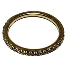 ヒロタカ/リング/ロングダイヤモンドバーリング/K10YG×ダイヤモンド