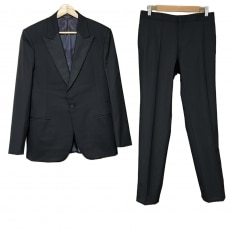 エルメス/メンズスーツ/ダークグレー×ライトグレー×パープル/サイズ