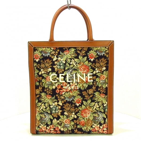 セリーヌ トートバッグ レディース スモール バーティカル カバ 花柄