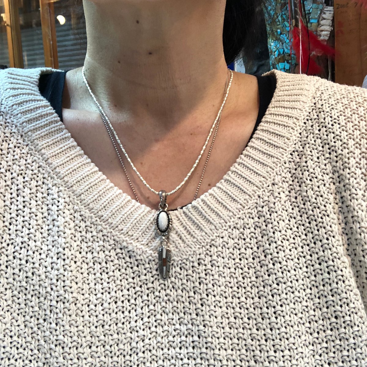 シルバービーズ ネックレス(細)45cm | Voyage Jewelry Japan