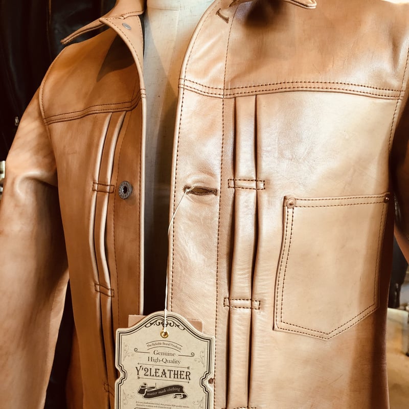 NEW】Y2 LEATHER KAKISHIBU HORSE【柿渋ホース】 大戦モデル G