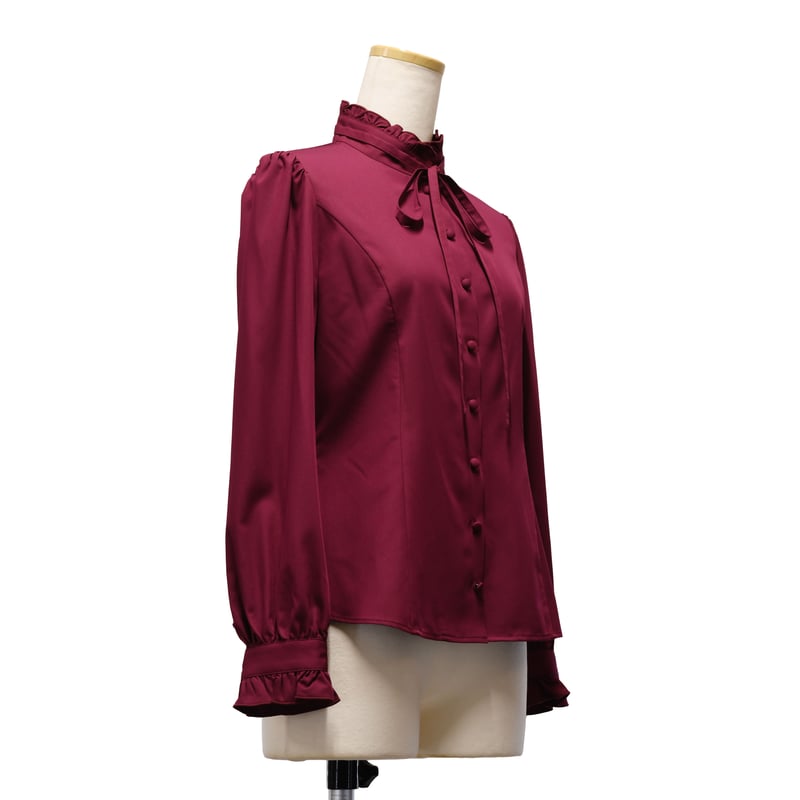 クラシカルリボンブラウス | Sheglit MiDiom online store